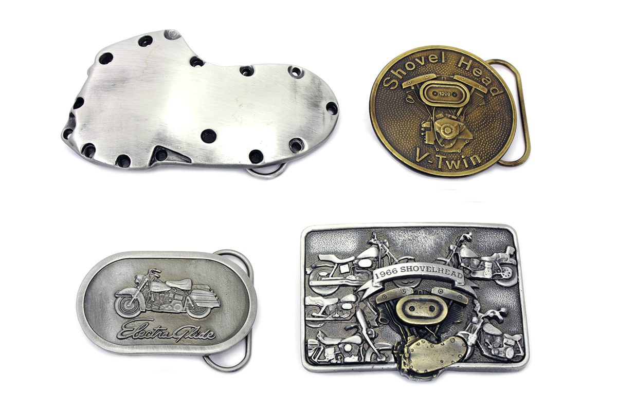 V-Twin Shovelhead Series Belt Buckle Set - Motorcyclepedia Museum